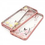 Wholesale Samsung Galaxy S7 Edge Secret Garden Electroplate Hybrid Case (Rose Gold)